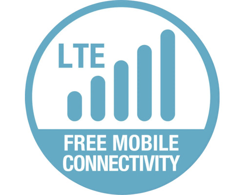 LTE-symbool voor gratis mobiele verbinding