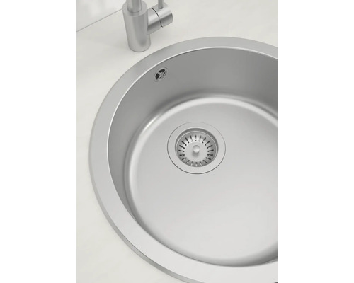 Ronde spoelbak met kraan