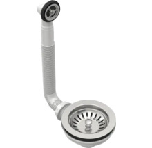 Spoelbakafvoerset met flexibele buis