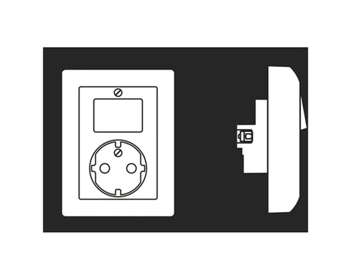 Stopcontact met digitale tijdschakelaar