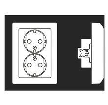 Dubbel stopcontact schema