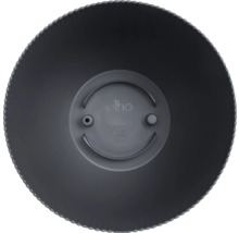 Binnenaanzicht van een ronde plantenbak met Elho logo