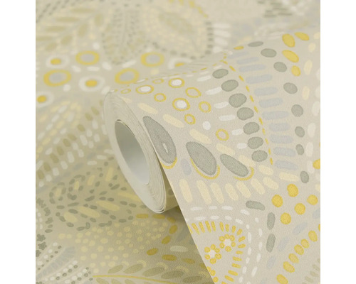 Rol behang met stippenpatroon