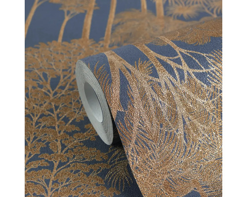 Rol behang met boommotief