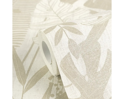 Behangrol met plantenmotief