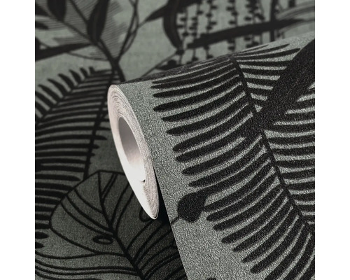 Rol papieren behang met bladerenmotief