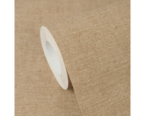 Rol behang met textielmotief