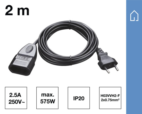 Verlengkabel van twee meter