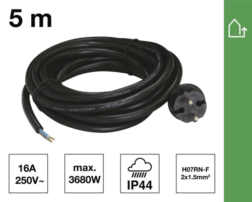 Verlengsnoer van vijf meter