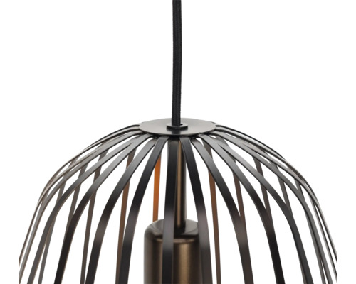 Hanglamp met metalen frame