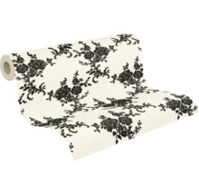 Behangrol met bloemmotief