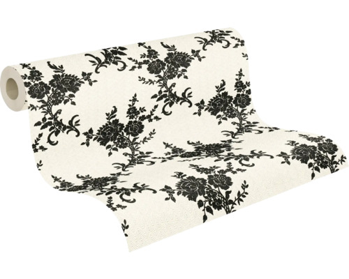 Behangrol met bloemmotief