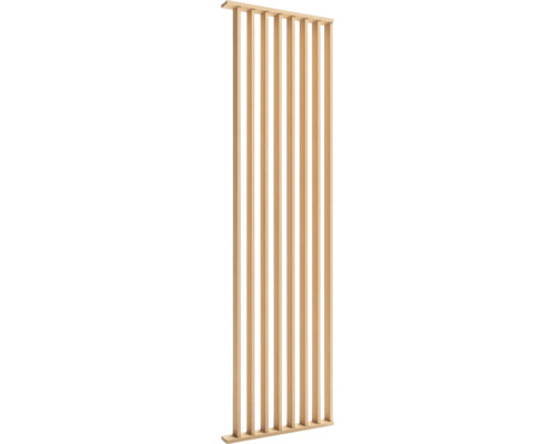 Houten scheidingswand met verticale latten