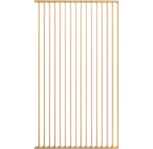 Houten hek met verticale latten