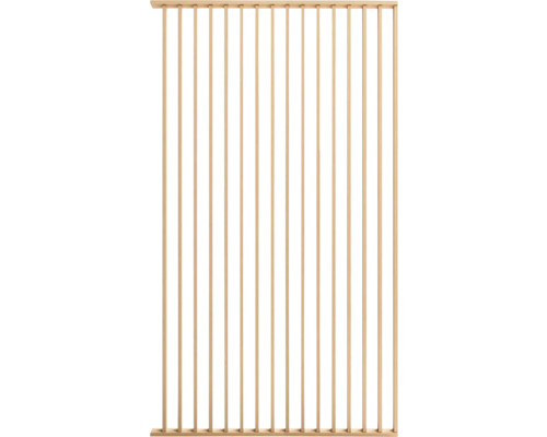 Houten hek met verticale latten