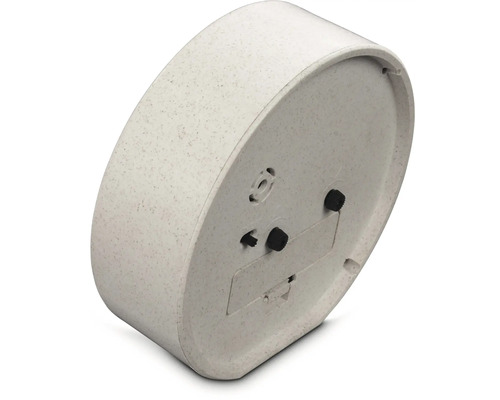 Achterkant van een quartz klok met instelknoppen