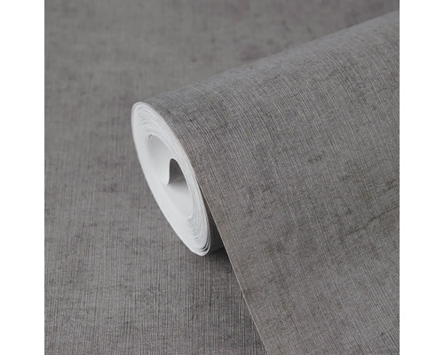 Vliesbehang met fijne linnenstructuur, rol behang.