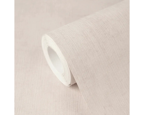 Behangrol met een gestructureerd oppervlak en een subtiel verticaal lijnenpatroon voor wanddecoratie.