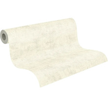 Vliesbehang met subtiele betonlook en fijne structuur op een rol.