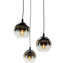 Hanglamp met drie glazen bollen
