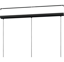 Zwarte hanglamp met ophangsysteem