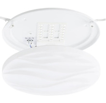 LED plafondlamp met golvende lampenkap