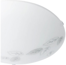 Plafondlamp met bladmotief