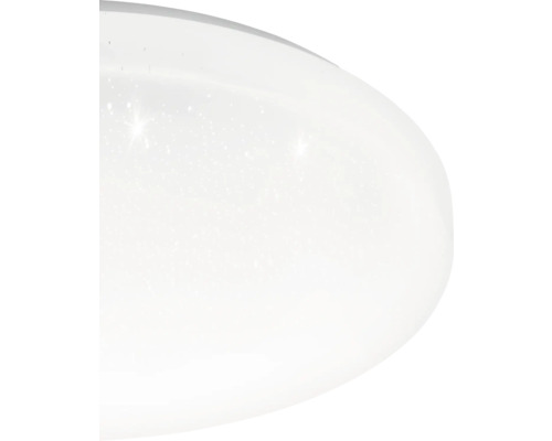 Gedetailleerde foto van een ronde plafondlamp