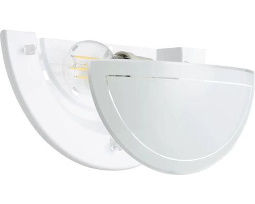 Witte binnenwandlamp met ledlamp