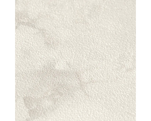 Close-up van vliesbehang met fijne pleisterstructuur en een subtiele marmerlook.