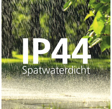 IP44 beschermingsgraad spatwaterdicht