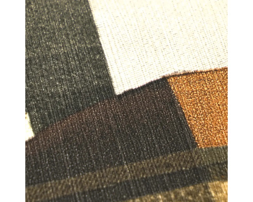 Detailopname van behang met een gestructureerd oppervlak en een geometrisch patroon.