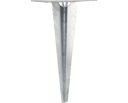 Individuele paalhouder van metaal om in beton te storten