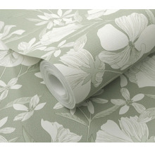 Behangrol met bloemmotief