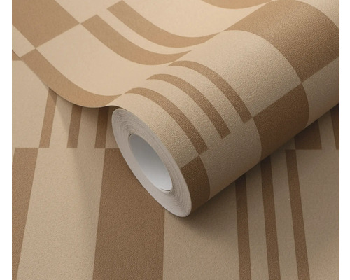 Rol papieren behang met geometrisch patroon