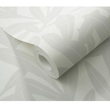 Rol behang met bladerpatroon