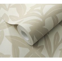 Behangrol met bladmotief