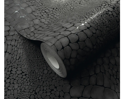 Rol vinylbehang met reptielenpatroon