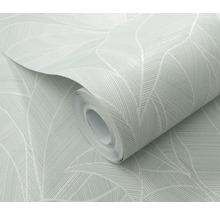 Behangrol met bladerpatroon