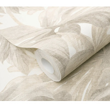 Rol behang met bladerenpatroon