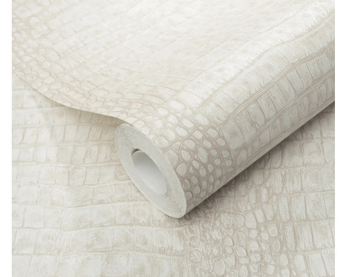 Behangrol met krokodillenpatroon