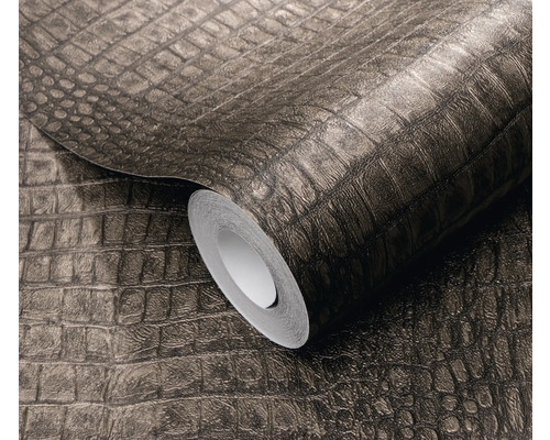 Behangrol met krokodillenpatroon
