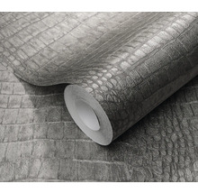 Rol behang met krokodillenpatroon