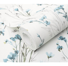 Behangrol met bloemenmotief