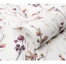 Behangrol met bloemmotief