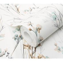 Rol behang met bloemmotief