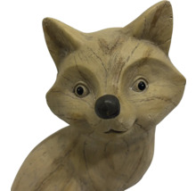Decoratief vosfiguur van polyresin