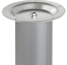 Metalen meubelpoot met montageplaat