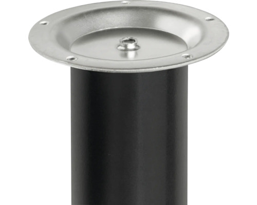 Metalen meubelpoot met montageplaat