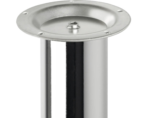 Metalen meubelpoot met montageplaat